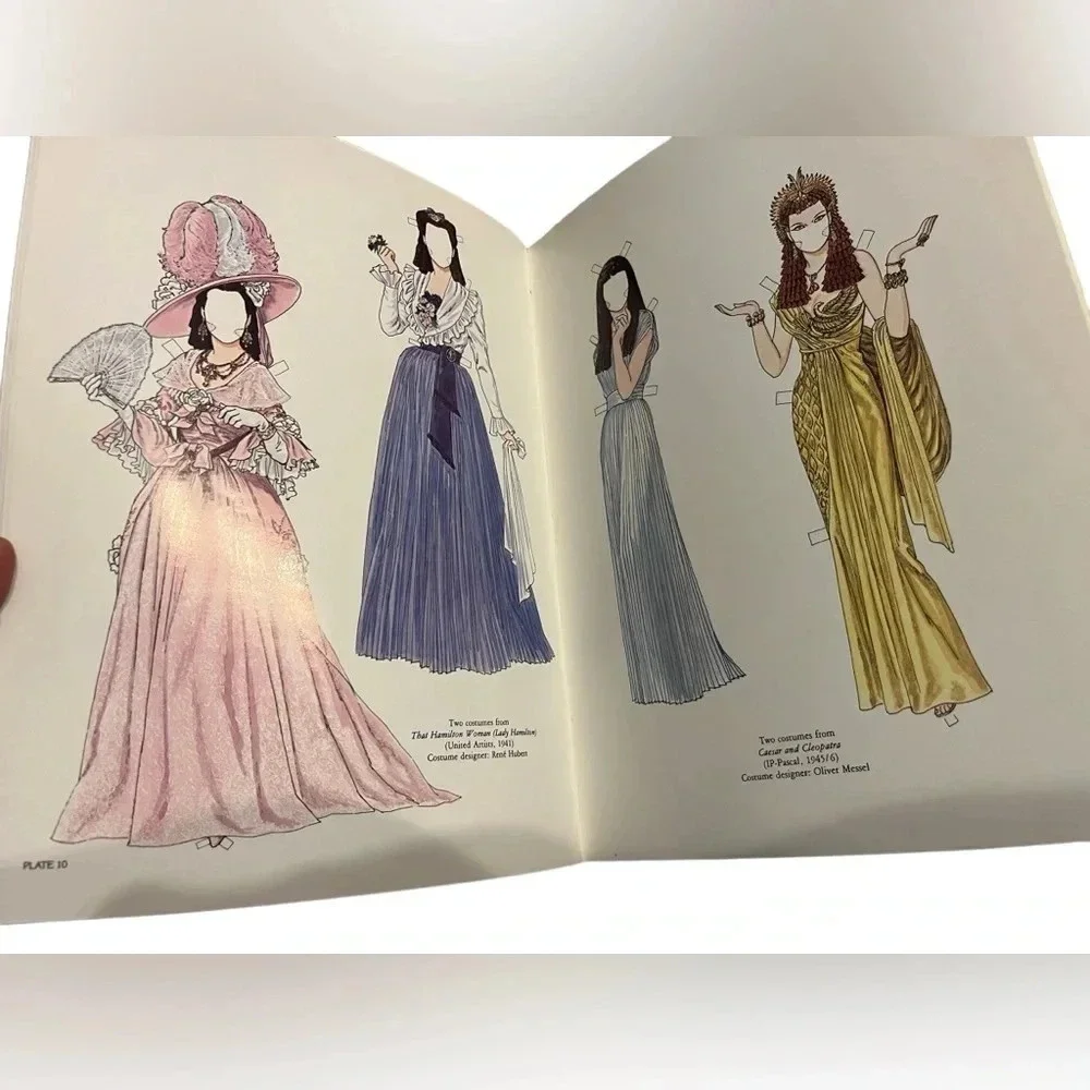 Tom Tierney Vivien Leigh Paper Dolls in Full Color Book
